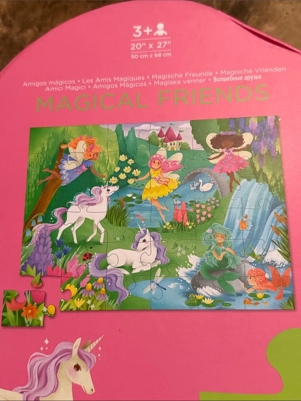 Crocodile Creek Magical Friends 36-Piece Floor Puzzle -new in box sealed